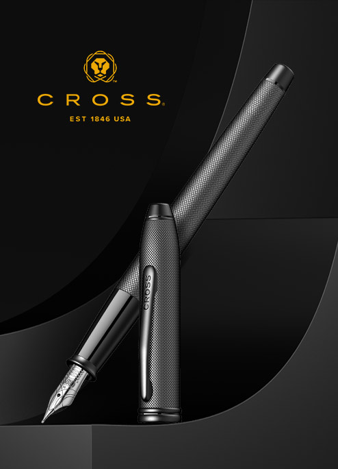 Stilou Cross Townsend Matte Black PVD Micro-knurl BT