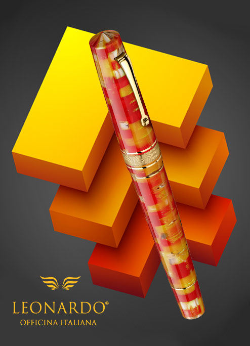 Stilou Leonardo Momento Zero Grande Mosaico Mango GT