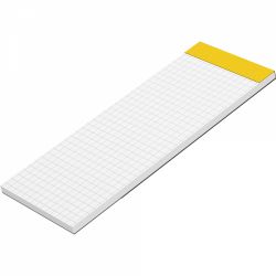 Blocnotes 75 x 188 mm Maruman Mnemosyne 162 Black - White Grid 5 mm - 100 pagini 80g mp - N162