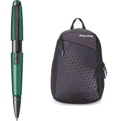 Matte Green BT + Rucsac Laptop Police