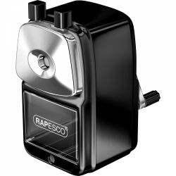 Ascutitoare cu Cilindru si Manivela Rapesco 74 Black