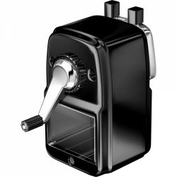 Ascutitoare cu Cilindru si Manivela Rapesco 74 Black