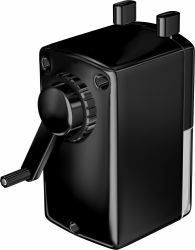 Ascutitoare cu Cilindru si Manivela Rapesco 94 Black
