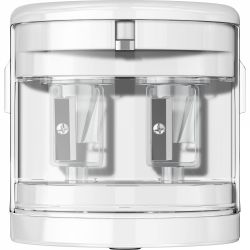 Ascutitoare Electrica Dubla Rapesco PS12-USB White
