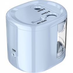 Ascutitoare Electrica Dubla Rapesco PS12-USB Bleu Ciel