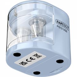 Ascutitoare Electrica Dubla Rapesco PS12-USB Bleu Ciel