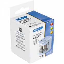 Ascutitoare Electrica Dubla Rapesco PS12-USB Bleu Ciel