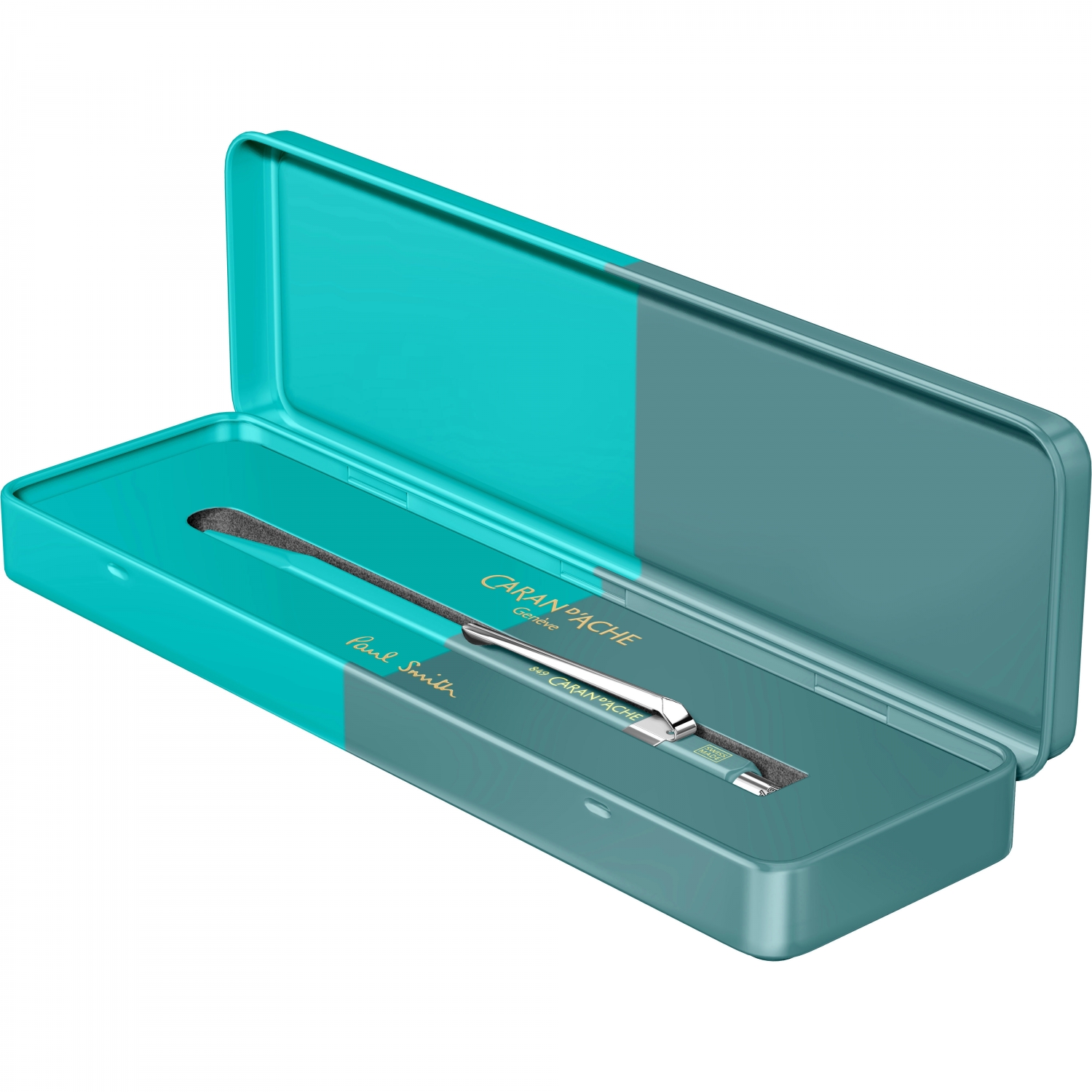 Imagine Produs Pix Caran dAche 849 LE Paul Smith No.4 Cyan Blue and Steel Blue CT