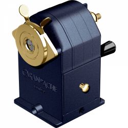 Ascutitoare cu Cilindru si Manivela Caran dAche Metal Sharpener SE Cosmic Blue