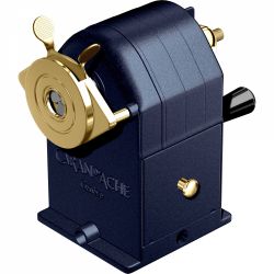 Ascutitoare cu Cilindru si Manivela Caran dAche Metal Sharpener SE Cosmic Blue