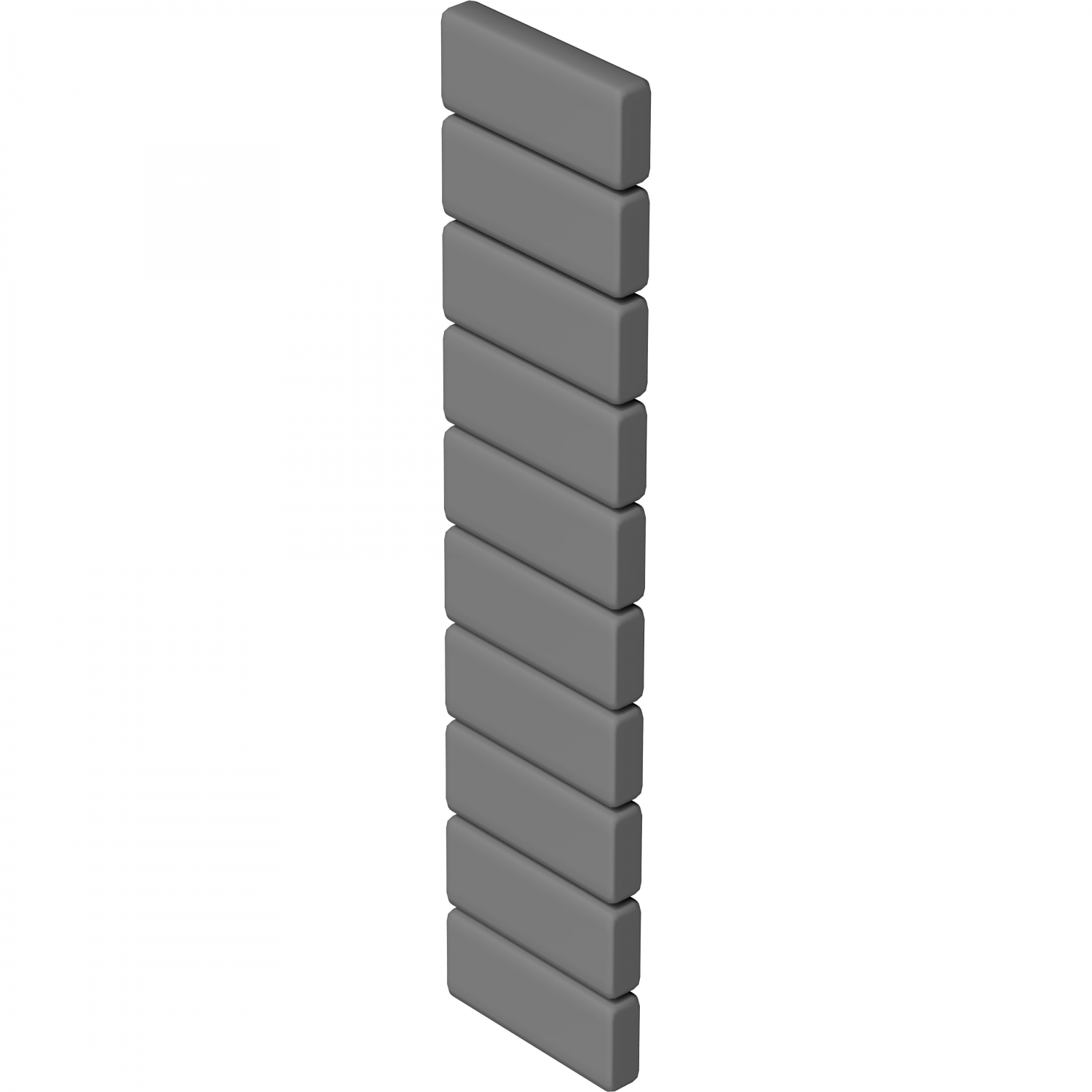 Imagine Produs Mini Radiera Creion Grafit Blackwing Replacement Vol. 1 Grey - 10 buc