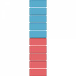 Mini Radiera Creion Grafit Blackwing Replacement Vol. 6 Neon - 10 buc