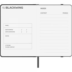 Caiet A6 Blackwing Slate Black - Ivory Grid 5 mm - 160 pagini 100 g mp