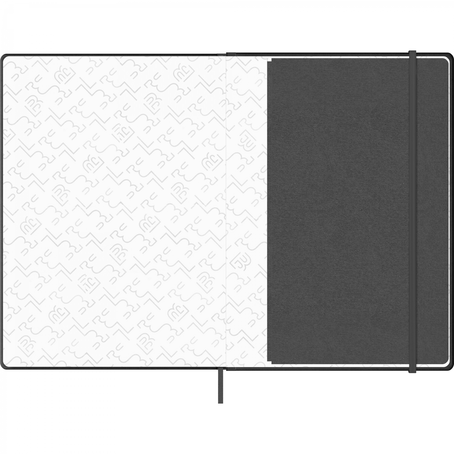 Imagine Produs Caiet A4 Blackwing Slate Black - Ivory Grid 5 mm - 160 pagini 100 g mp