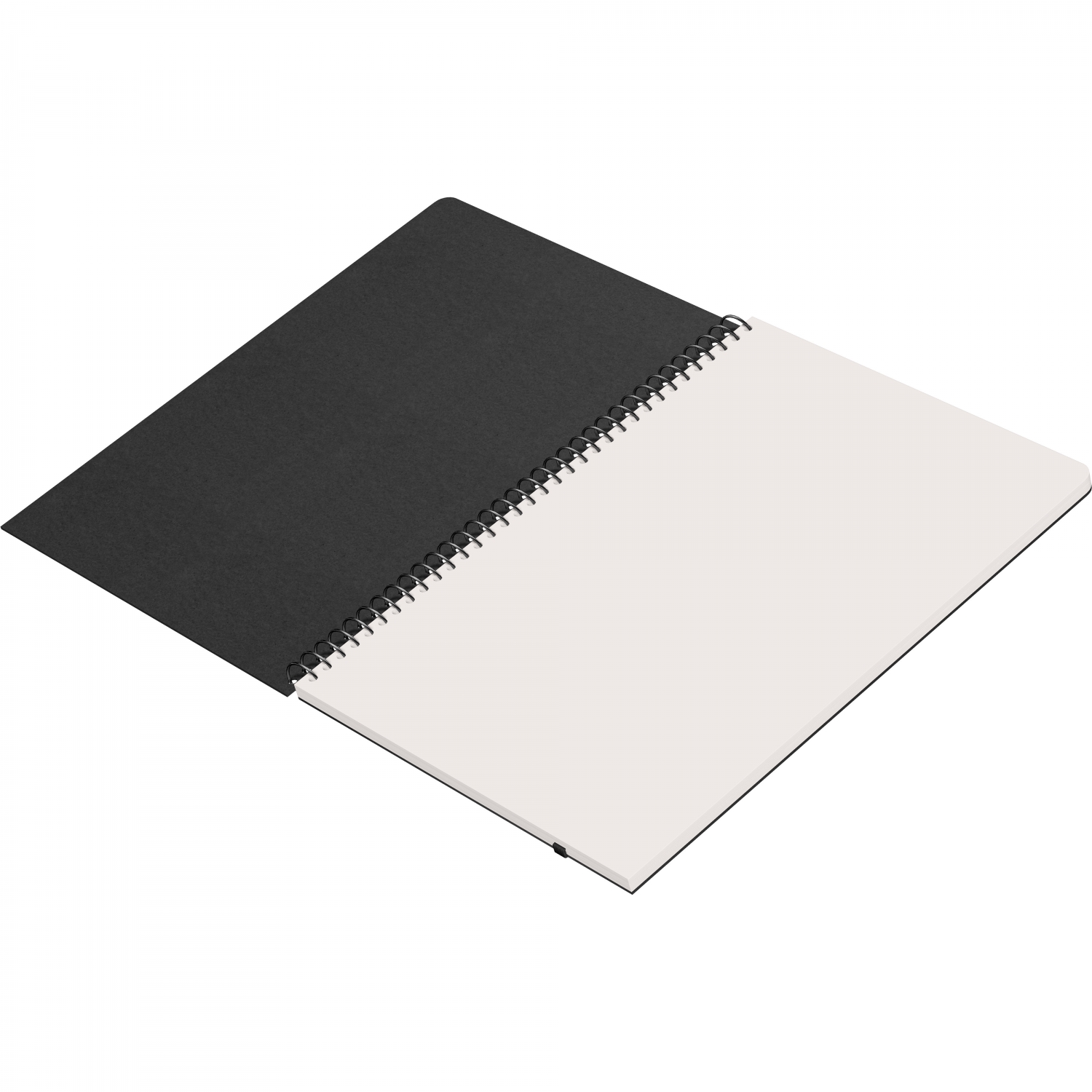 Imagine Produs Caiet cu Spirala A4 Blackwing Spiral Black - Ivory Plain - 160 pagini 80g mp