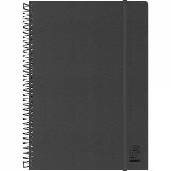 Caiet cu Spirala A4 Blackwing Spiral Black - Ivory Plain - 160 pagini 80g mp