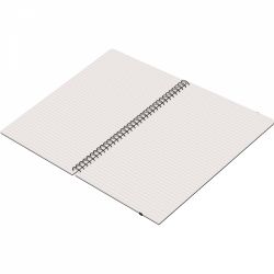 Caiet cu Spirala A4 Blackwing Spiral Black - Ivory Lined 6 mm - 160 pagini 80g mp