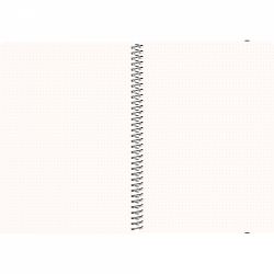 Caiet cu Spirala A4 Blackwing Spiral Black - Ivory Dot Grid 5 mm - 160 pagini 80g mp