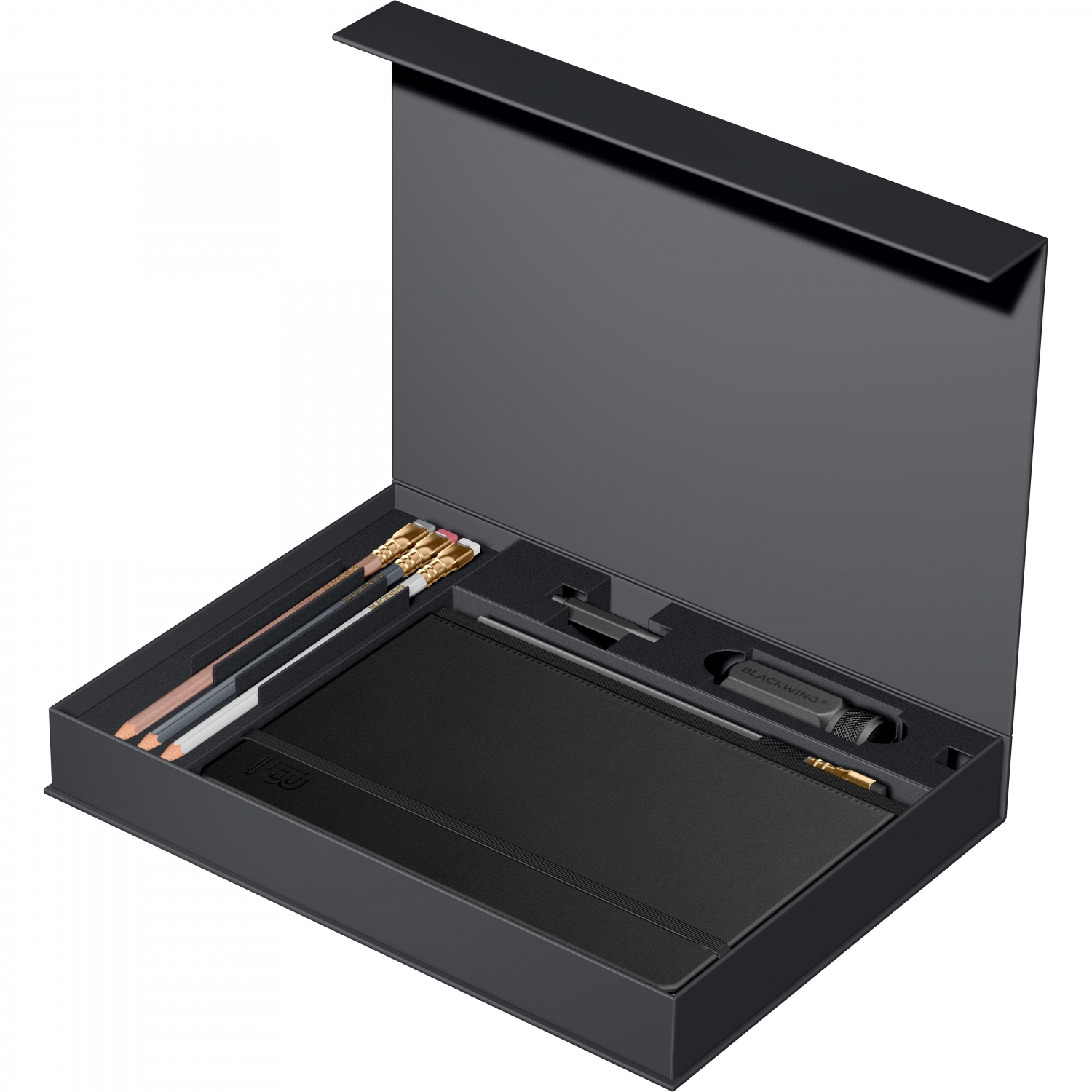 Imagine Produs Set Cadou Caiet A5 Blackwing Gift Essentials - Ivory Lined 6 mm - 160 pagini 100 g mp