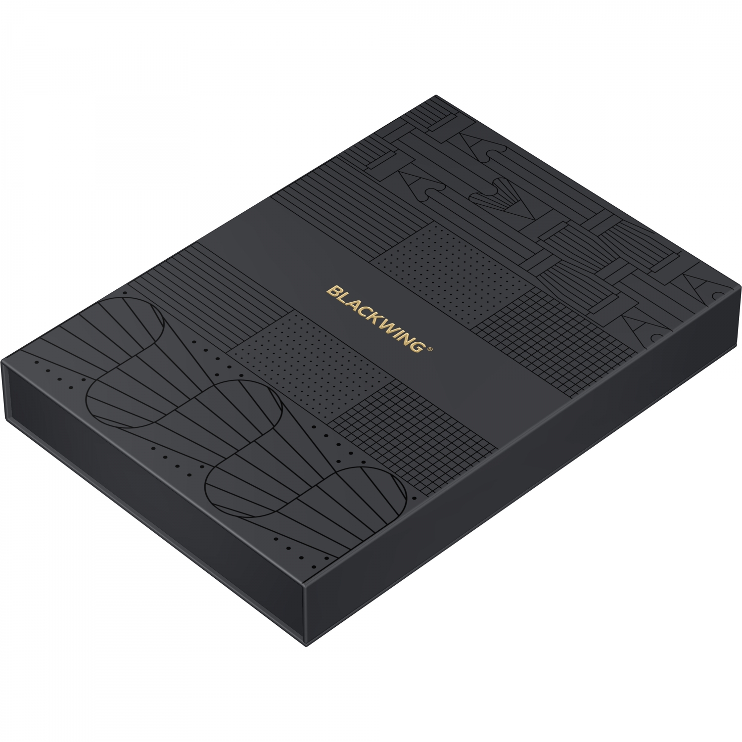 Imagine Produs Set Cadou Caiet A5 Blackwing Gift Essentials - Ivory Lined 6 mm - 160 pagini 100 g mp