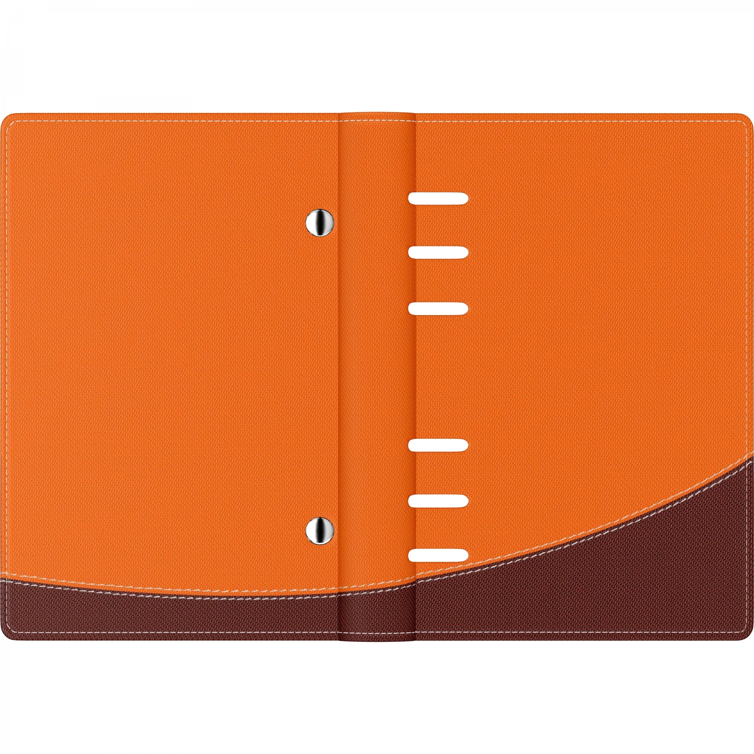 Imagine Produs Organizer B6 6 inele Precision Line 104308 Orange - White Lined - 230 pagini 80 g mp