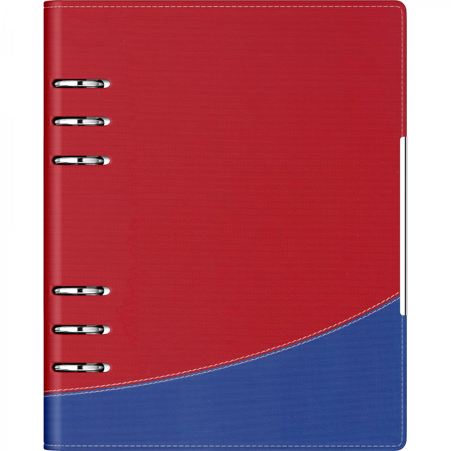 Imagine Produs Organizer A5 6 inele Precision Line 104307 Red - White Lined - 290 pagini 80 g mp