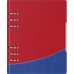 Organizer A5 6 inele Precision Line 104307 Red - White Lined - 290 pagini 80 g mp