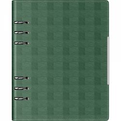 Organizer A5 6 inele Precision Lotus 105307 Bottle Green - Ivory Lined - 290 pagini 80 g mp