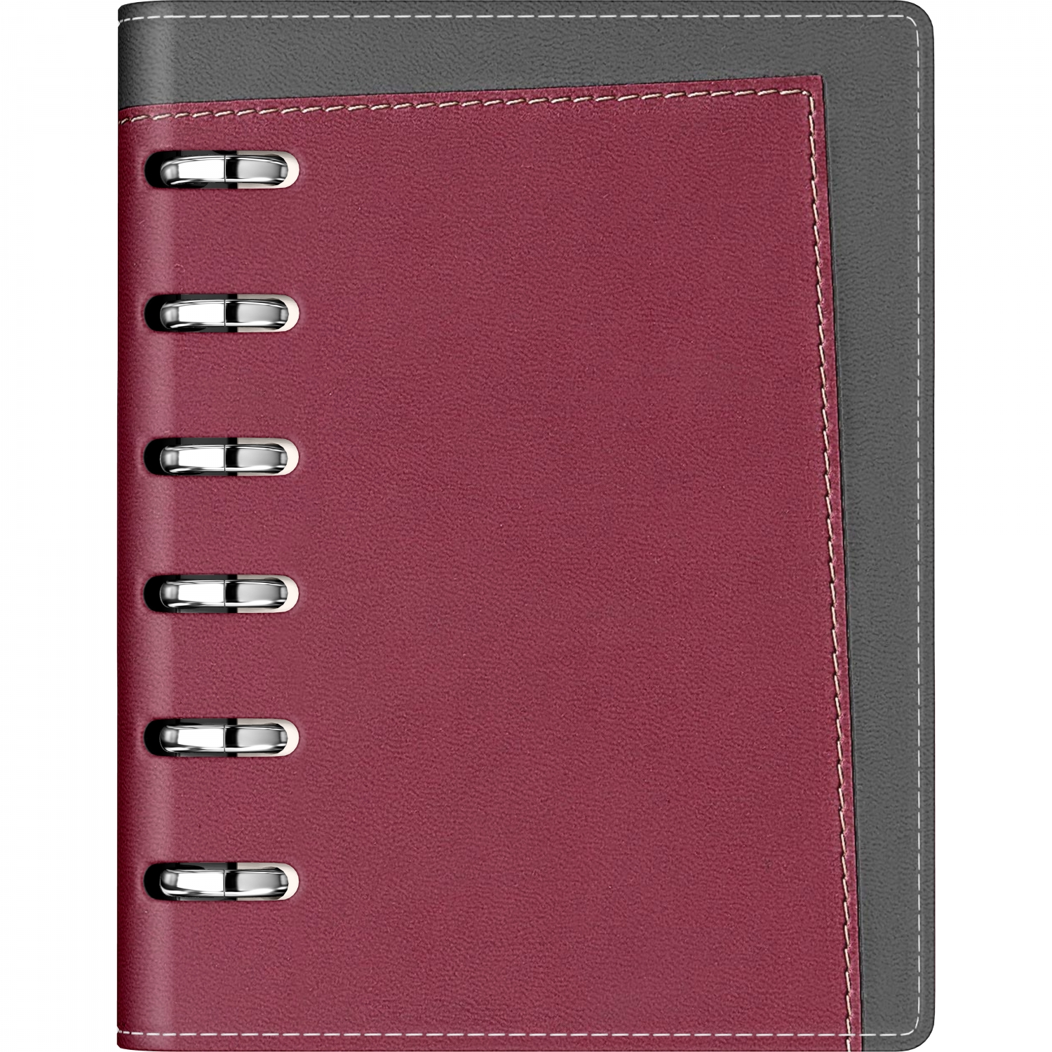 Imagine Produs Organizer A6 6 inele Precision Capitol 103309 Burgundy - Ivory Lined - 190 pagini 80 g mp