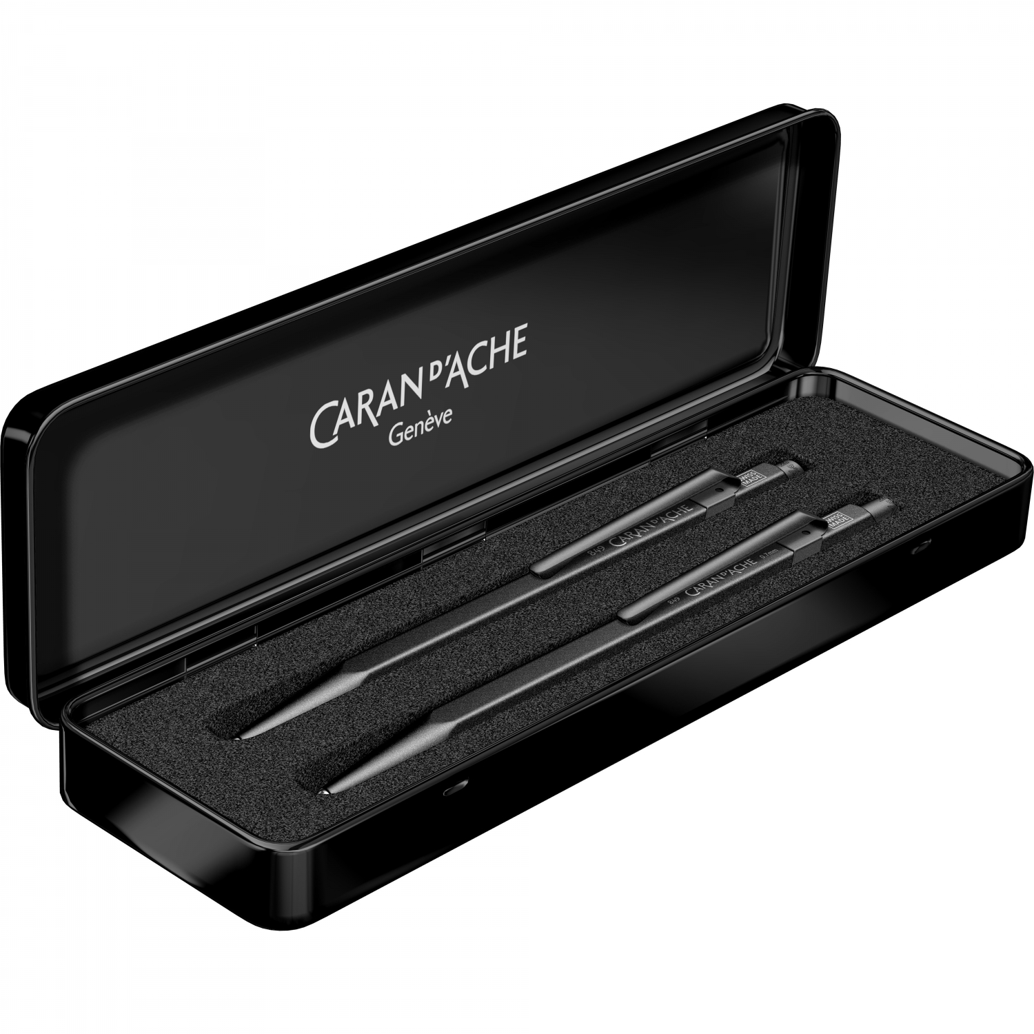 Imagine Produs Set Pix + Creion Mecanic 0.7 Caran dAche 849 Black Code Black Edition BT