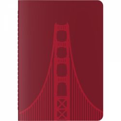 Set 3 Caiete A6 Blackwing Volume 746 Memo Book Golden Gate Bridge - Ivory Lined 6 mm - 48 pagini 100 g mp