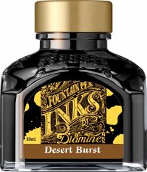 Calimara Cerneala 80 ml Diamine Guitar Theme Desert Burst