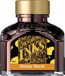 Calimara Cerneala 80 ml Diamine Guitar Theme Honey Burst