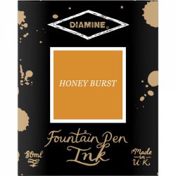 Calimara Cerneala 80 ml Diamine Guitar Theme Honey Burst