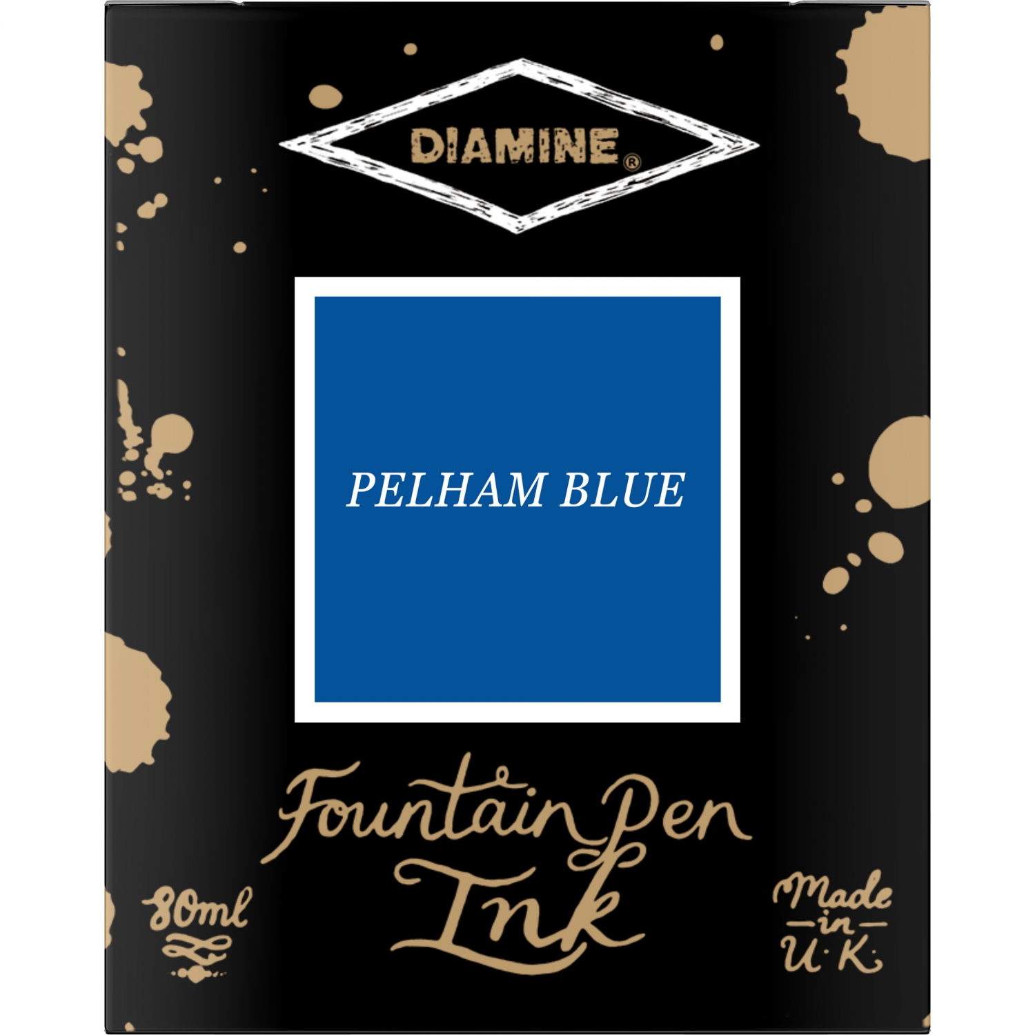 Imagine Produs Calimara Cerneala 80 ml Diamine Guitar Theme Pelham Blue