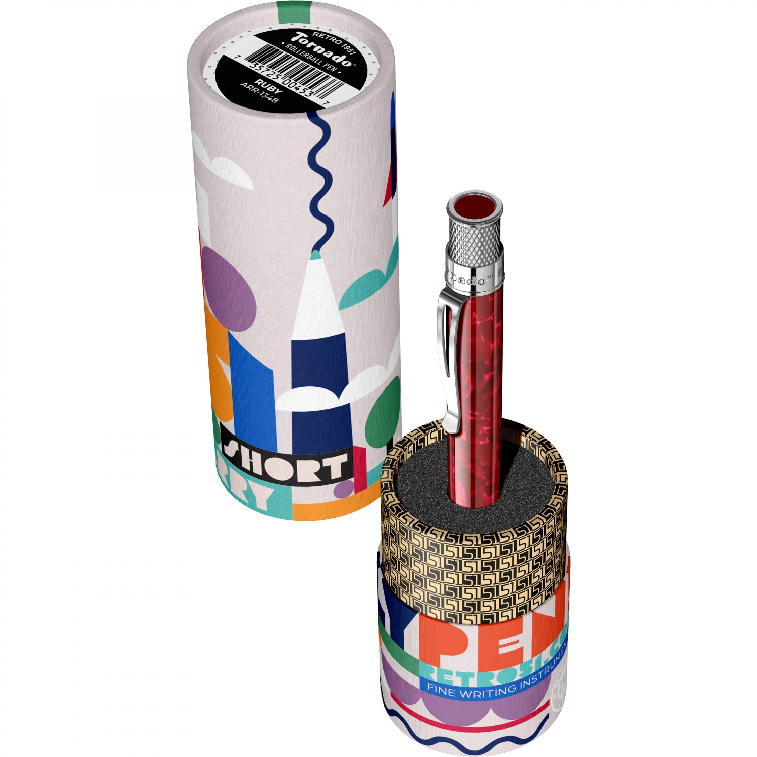 Imagine Produs Roller Retro 51 Tornado Acrylic Ruby Red CT