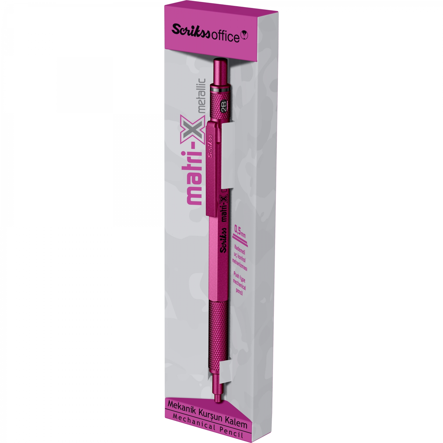 Imagine Produs Creion Mecanic 0.5 Scrikss Matri-X Metallic Pink MPT