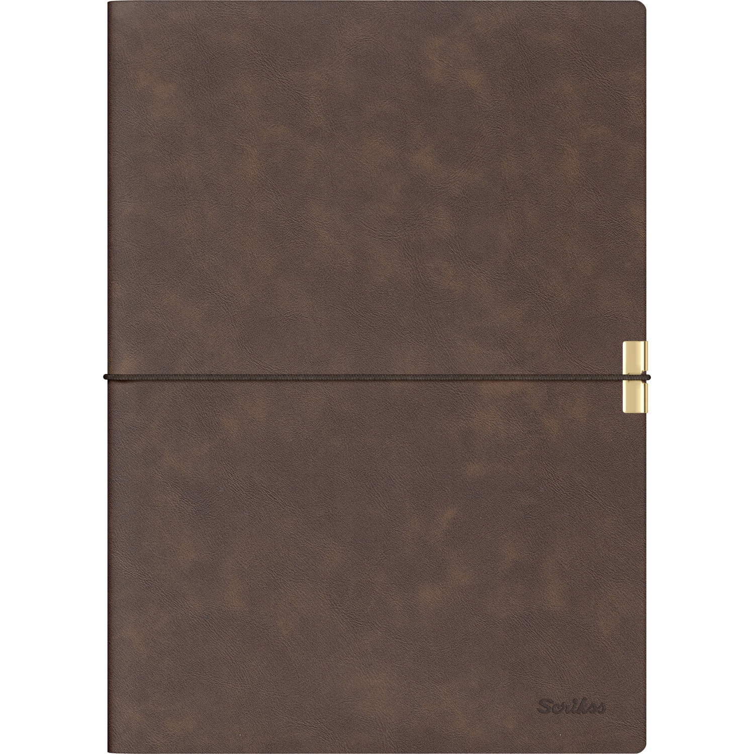 Imagine Produs Mapa cu 2 Caiete B5 Scrikss Toledo SD700-B2 Brown - Cream Lined 7 mm - 2 x 96 pagini 100 g mp