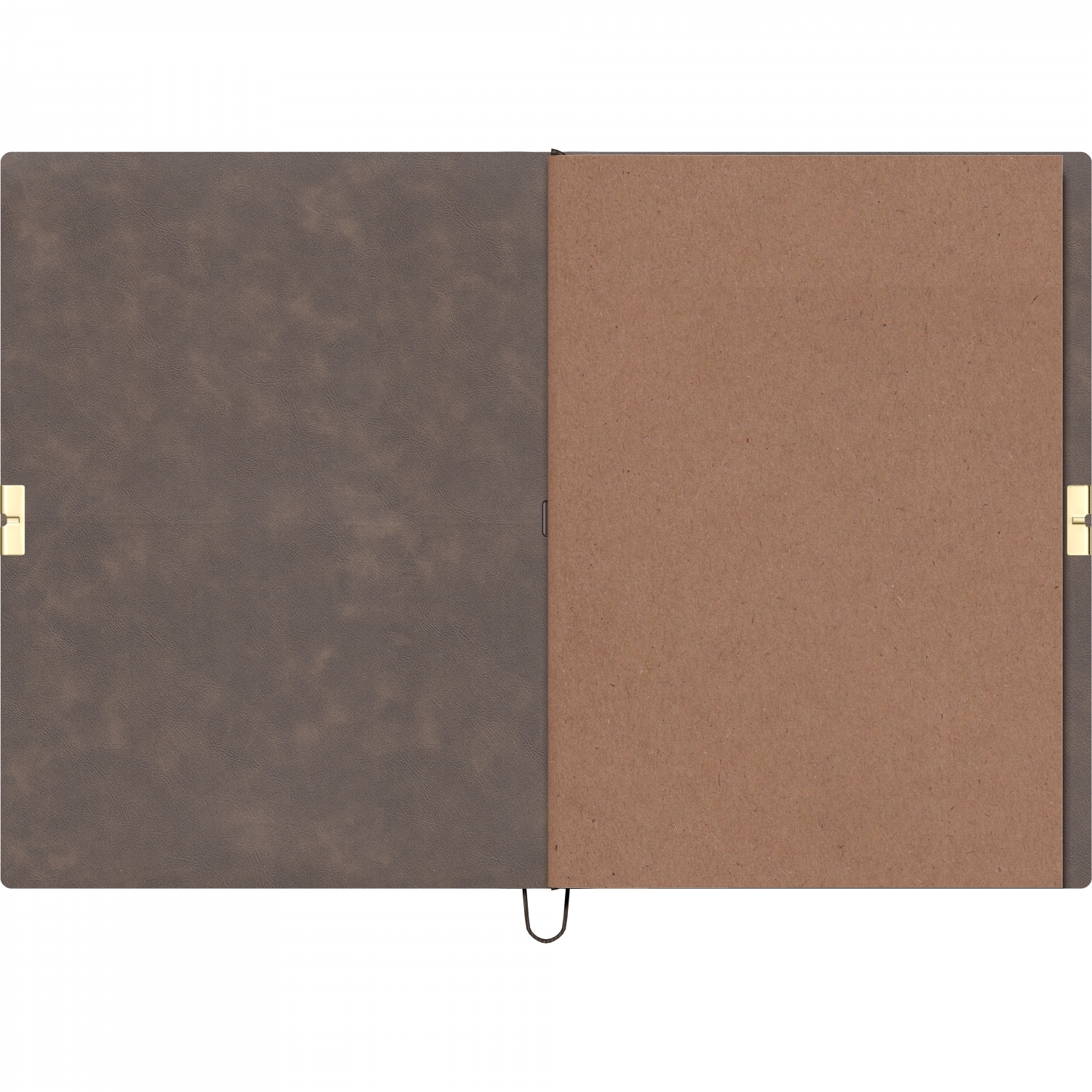 Imagine Produs Mapa cu 2 Caiete B5 Scrikss Toledo SD700-B2 Brown - Cream Lined 7 mm - 2 x 96 pagini 100 g mp