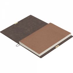 Mapa cu 2 Caiete B5 Scrikss Toledo SD700-B2 Brown - Cream Lined 7 mm - 2 x 96 pagini 100 g mp