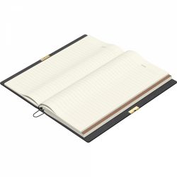 Mapa cu 2 Caiete C7 Scrikss Toledo SD700-C1 Black - Cream Lined 7 mm - 2 x 96 pagini 100 g mp