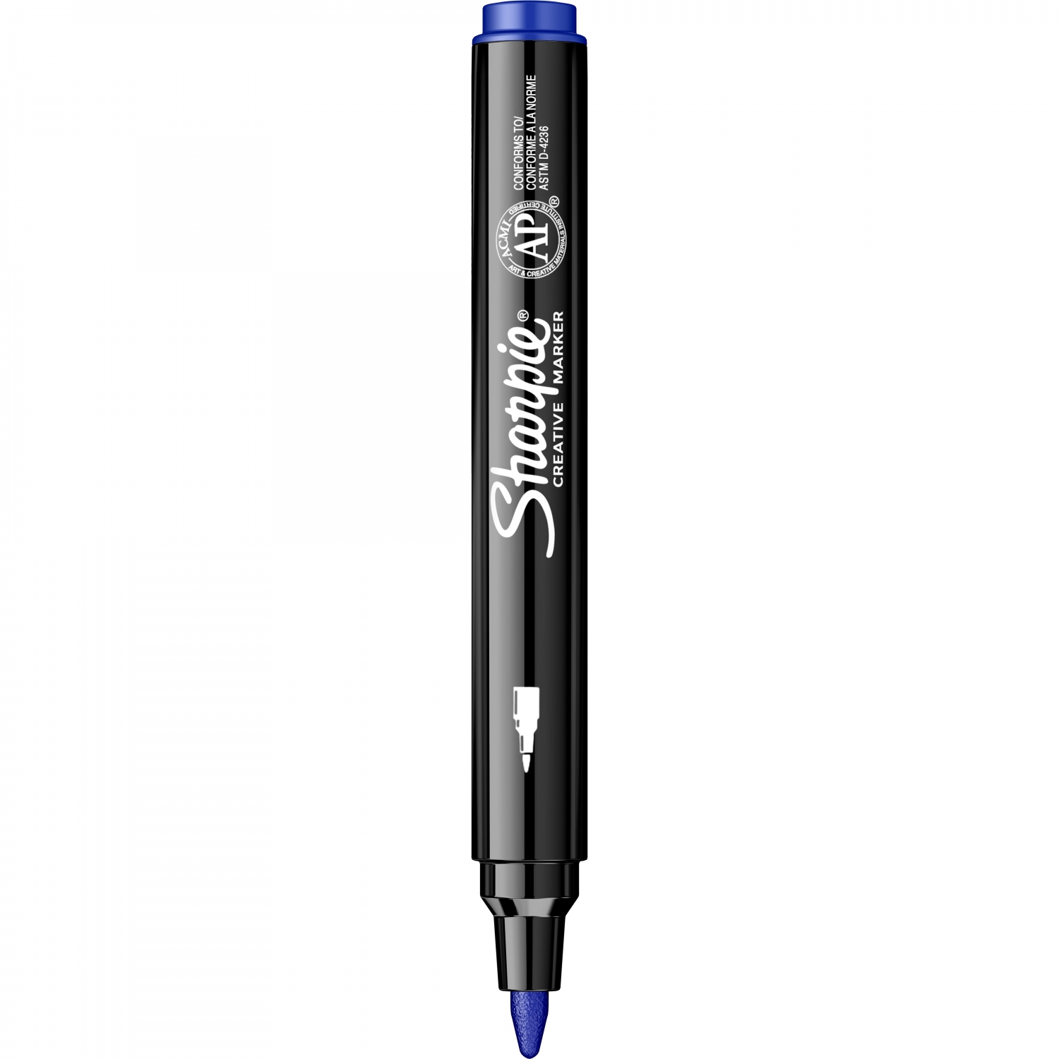 Imagine Produs Marker Creativ Bullet Sharpie Creative Acrylic Paint Water Based Blue