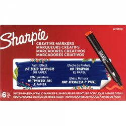Marker Creativ Bullet Sharpie Creative Acrylic Paint Water Based Orange