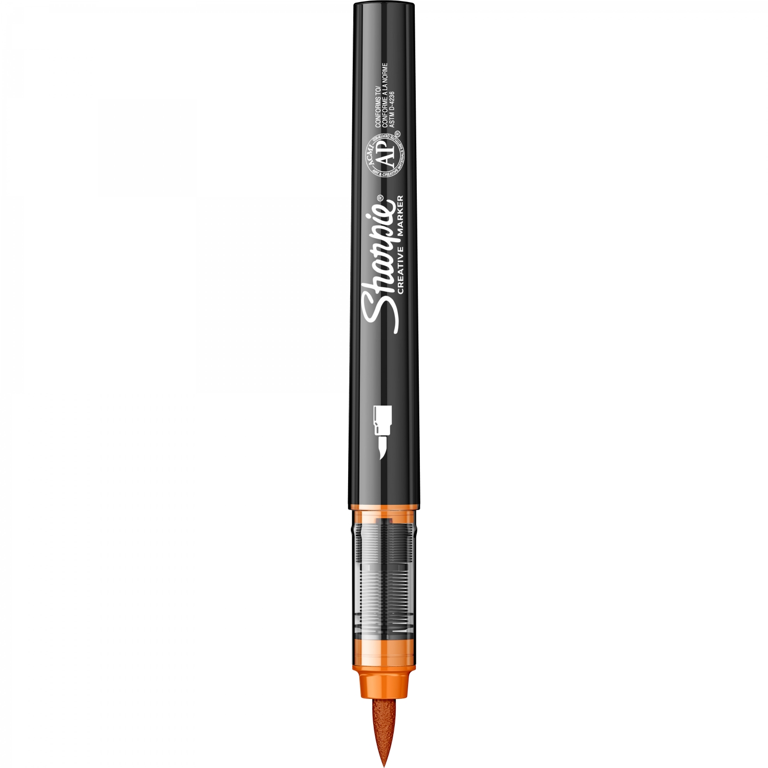 Imagine Produs Marker Creativ Brush Sharpie Creative Acrylic Paint Water Based Orange