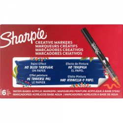 Marker Creativ Brush Sharpie Creative Acrylic Paint Water Based Orange