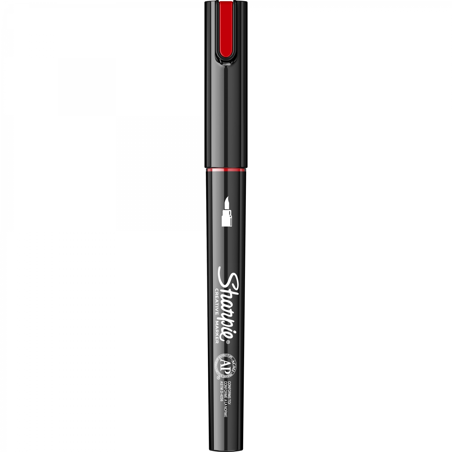 Imagine Produs Marker Creativ Brush Sharpie Creative Acrylic Paint Water Based Red
