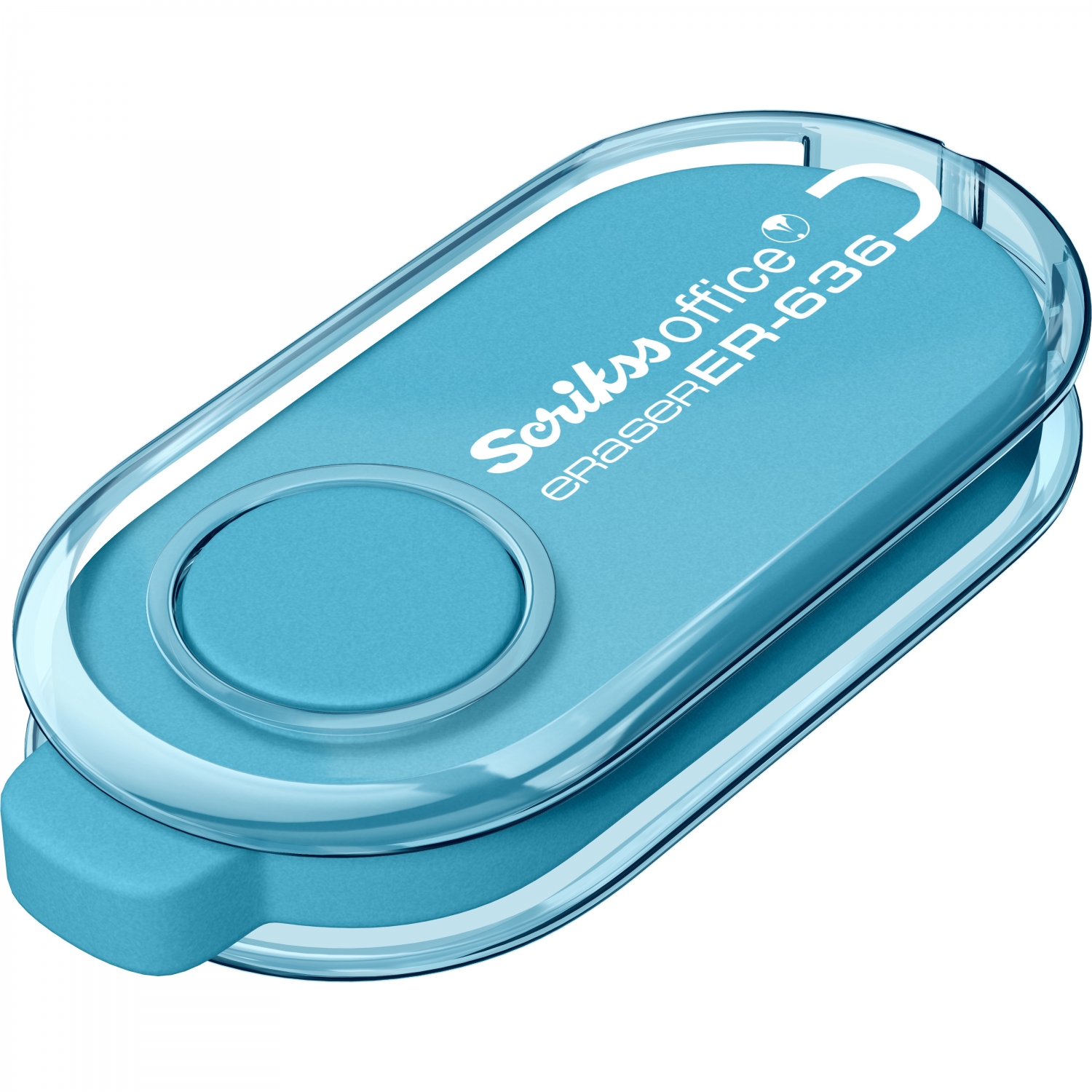 Imagine Produs Radiera Creion cu Suport Scrikss Rotary Eraser ER 636 Blue