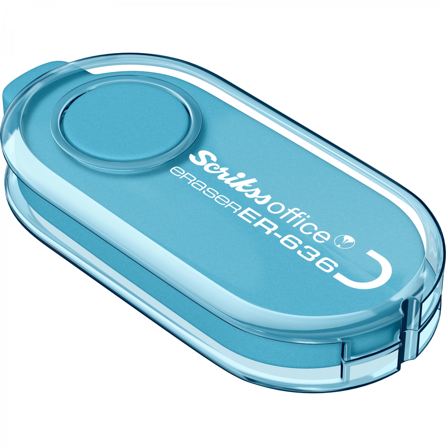 Imagine Produs Radiera Creion cu Suport Scrikss Rotary Eraser ER 636 Blue