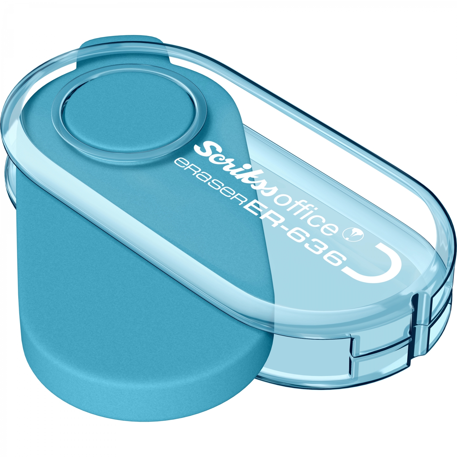 Imagine Produs Radiera Creion cu Suport Scrikss Rotary Eraser ER 636 Blue