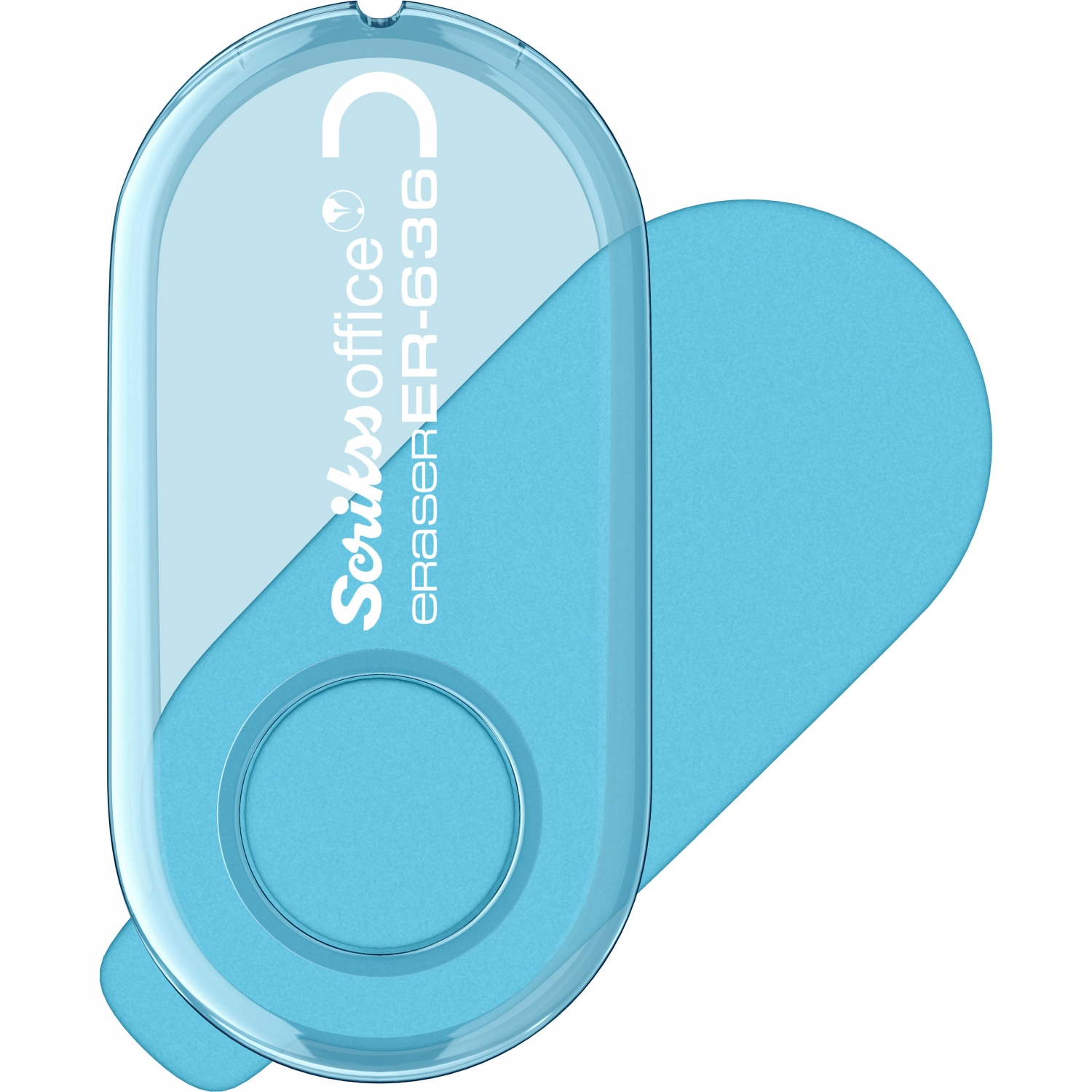 Imagine Produs Radiera Creion cu Suport Scrikss Rotary Eraser ER 636 Blue